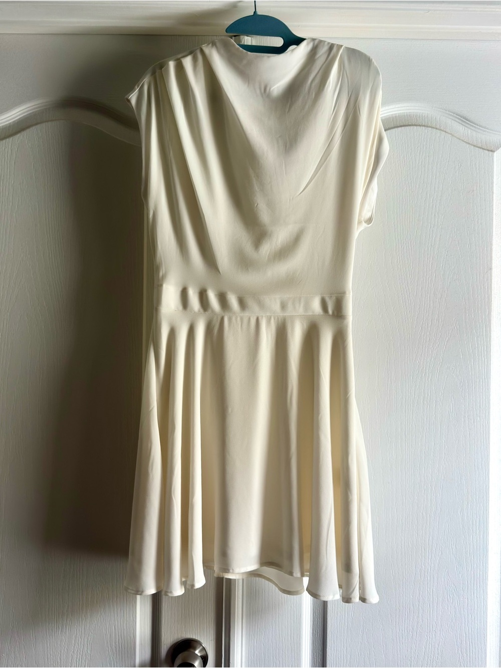 Express Cream Flowy Dress NWT
